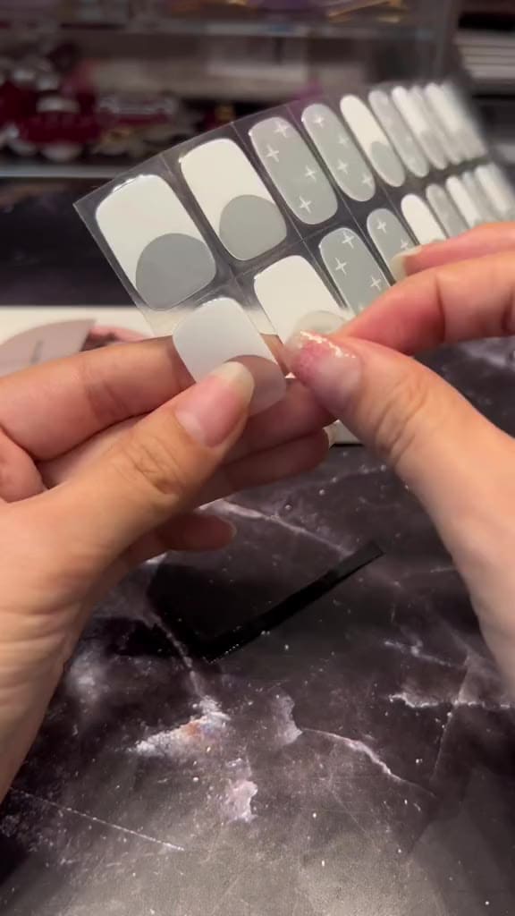 Adesivos de Gel rosa para unhas